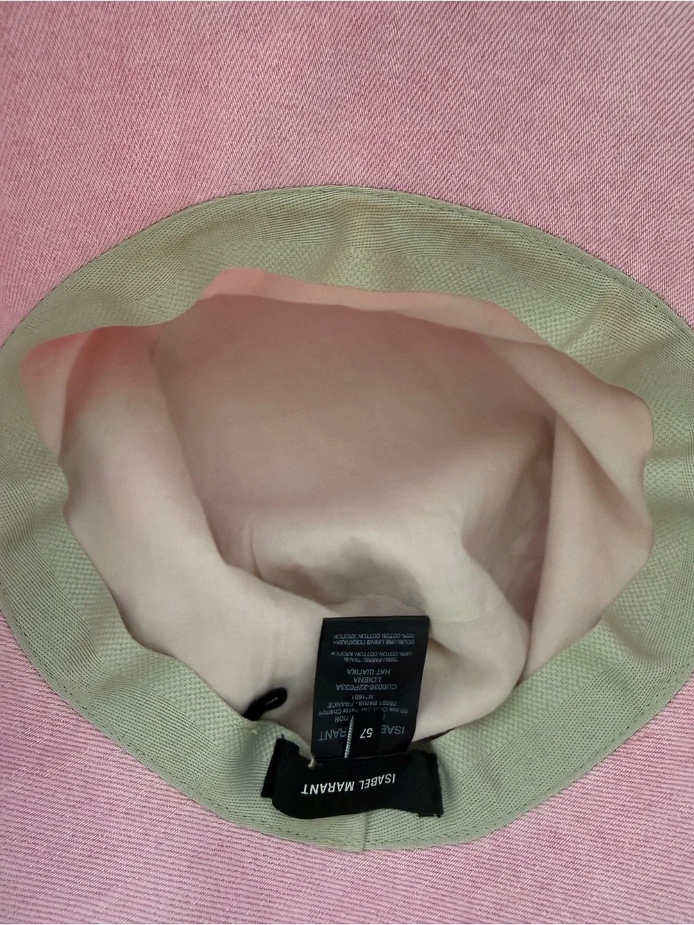 Isabel Marant Pink denim Bucket Hat